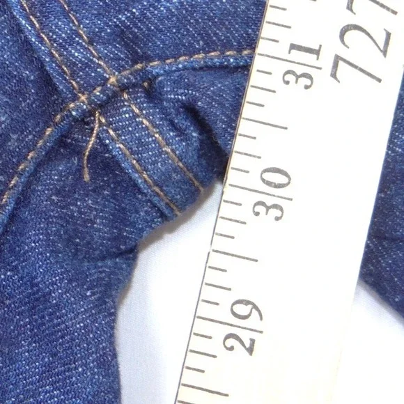 Zara Womens High Rise Straight Leg Jeans Dark Indigo Blue Size 6 MEX 28 - Picture 6 of 6